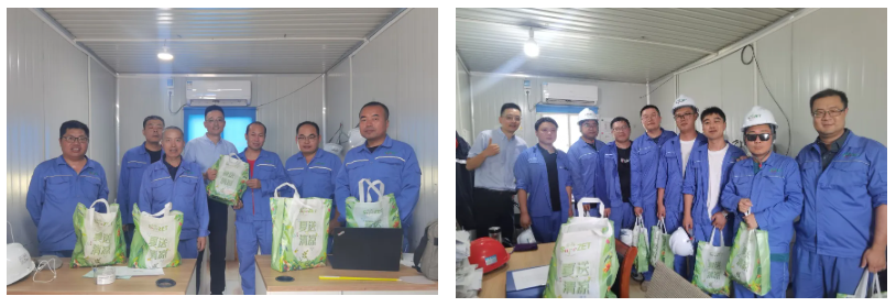 关切一线 致敬匠心 | k豆钱包股份发展项目现场夏季“送清冷”慰问活动